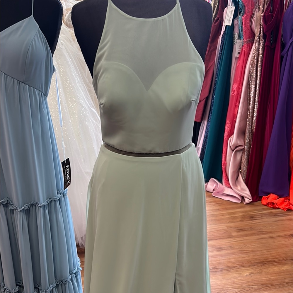 Green semi formal Dress